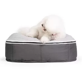 Лежак для собак Pet Lounge Small - ThermoQuilt Grey, Цвет лежака: ThermoQuilt Grey, Размер лежака: S (60см)