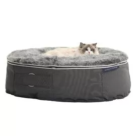 Лежак для кошек Pet Lounge Small - Dark Grey (Original), Цвет лежака: Dark Grey, Размер лежака: S (60см)