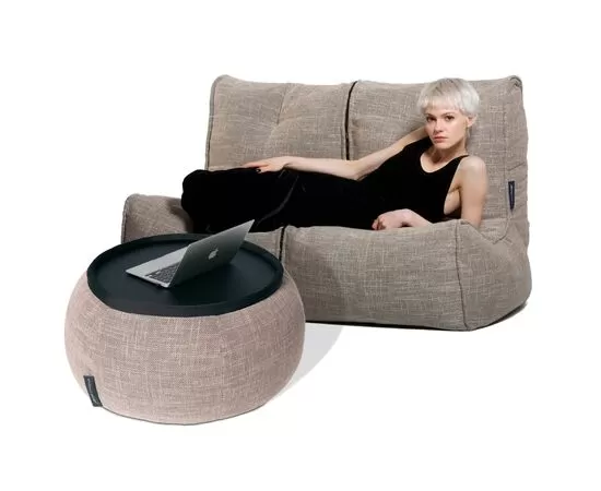 Комплект бескаркасной мягкой мебели Soho Package - Eco Weave (бежевый), Цвет: Eco Weave