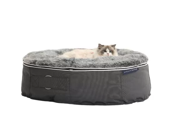 Лежак для кошек Pet Lounge - Размер Small (60см) - Dark Grey (Original), Цвет лежака: Dark Grey, Размер лежака: S (60см)