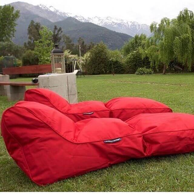 Red lounger sale