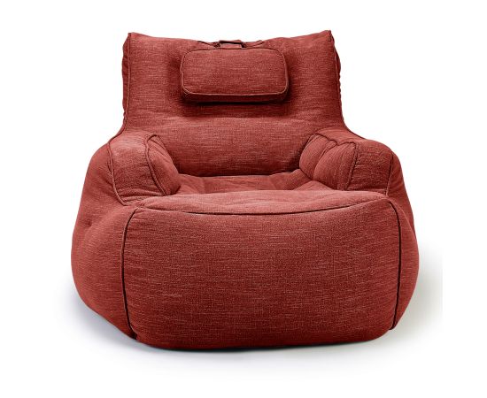 Большое мягкое кресло Tranquility Armchair™ - Wildberry Deluxe (красное) -  купить широкое по цене 24 631₽