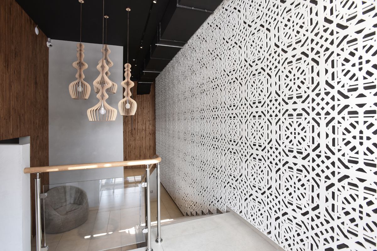 Лаунж-зона для Йога-Центра Прана на Войковской с бескаркасной мебелью ...