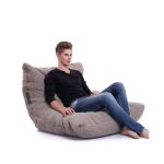 Бескаркасное анатомическое кресло Acoustic Sofa™ - Eco Weave (бежевый), Цвет: Eco Weave, Категория ткани: Sofa Weave