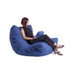 Бескаркасное анатомическое кресло Acoustic Sofa™ - Blue Jazz (синий), Цвет: Blue Jazz, Категория ткани: Sofa Weave