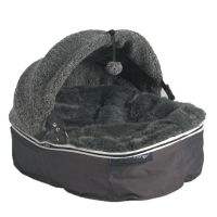 Лежак для собак Pet Lounge Small - Dark Grey (Hoodie), Цвет лежака: Dark Grey (Hoodie), Размер лежака: S (60см) от производителя ambient lounge Лежак для собак Pet Lounge Small - Dark Grey (Hoodie), Цвет лежака: Dark Grey (Hoodie), Размер лежака: S (60см)