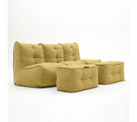 Mod3 Movie Couch Deluxe - Yellow Shine (Шенилл), Цвет: Yellow Shine, Категория ткани: Велюр