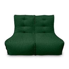 Модульный диван Twin Couch зеленого цвета в собранном виде