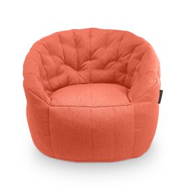 Купить бескаркасное лаунж кресло Butterfly Sofa - Terra Cocta в терракотовом цвете (Жаккард)