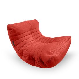 Бескаркасное кресло Acoustic Sofa в жаккарде Wildberry Deluxe – фронтальный вид