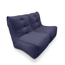 Две секции дивана Blue Jazz в интерьере музыкальной гостиной