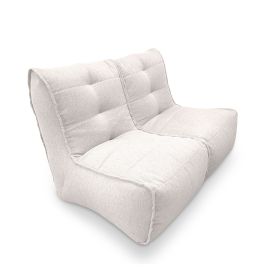 Две секции дивана Infinity White в светлом интерьере