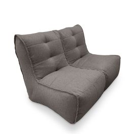 Две секции дивана Luscious Grey в современном интерьере