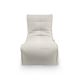 Стильное белое кресло мешок Evolution Sofa в скандинавском интерьере