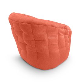 Купить бескаркасное лаунж кресло Butterfly Sofa - Terra Cocta в терракотовом цвете (Жаккард)