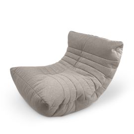 Крупный план жаккардовой ткани с защитой Everclean+ на кресле Acoustic Sofa, цвет Keystone Grey