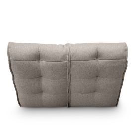 Крупный план жаккардовой ткани с эффектом ручного плетения