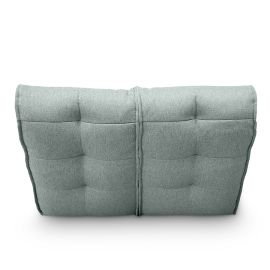 Крупный план жаккардовой ткани с мятным оттенком