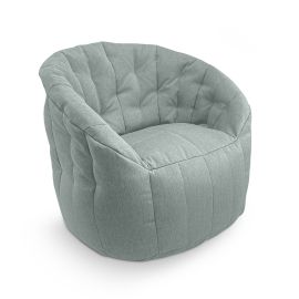 Купить бескаркасное лаунж кресло Butterfly Sofa в мятном серо-зеленом цвете Pepper Mint (жаккард) Купить бескаркасное лаунж кресло Butterfly Sofa в мятном серо-зеленом цвете Pepper Mint (жаккард)