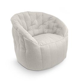 Купить бескаркасное лаунж кресло - Tundra Spring (светлое) жаккард