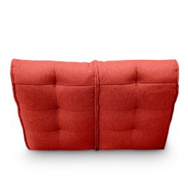 Крупный план жаккардовой ткани с красным оттенком