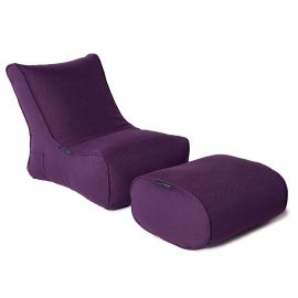 Фиолетовый комплект бескаркасной мебели