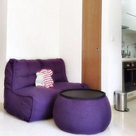 бескаркасный диван twin couch