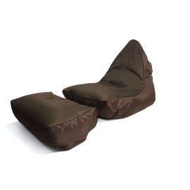 Кресло и пуф PiMP® - Choc-O-Holic Brown (коричневое)