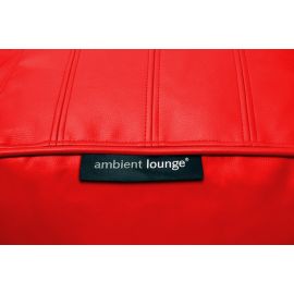 Кожаное кресло и пуф Fiorenze™ - Mode Red (красное)