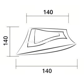 Zen Lounger - Earthcore Brown (Оксфорд), Цвет: Earthcore Brown, Категория ткани: Оксфорд