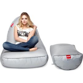 Кресло и пуф PiMP® - Shady Grey (серое)