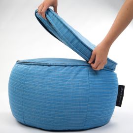 Синий пуфик для улицы Wing Ottoman™ - Oceana (синий)