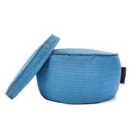 Синий пуфик для улицы Wing Ottoman™ - Oceana (синий)