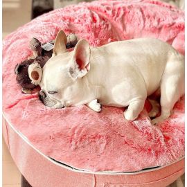 Розовый износостойкий лежак для собаки средних пород или для большой кошки Pet Lounge Medium - Ballerina Pink