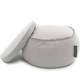 Wing Ottoman - Maldives Grey (Оксфорд), Цвет: Maldives Grey, Категория ткани: Оксфорд, изображение 4