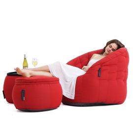 красный пуфик для улицы Wing Ottoman