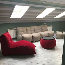 купить красное лаунж кресло ambient lounge