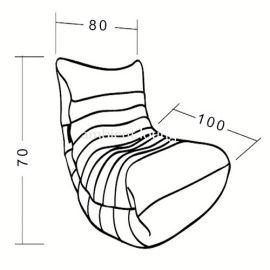 Acoustic Sofa - Blue Jazz (Sofa Weave), Цвет: Blue Jazz, Категория ткани: Sofa Weave, изображение 3