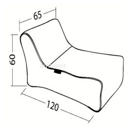 Studio Lounger - Black Sapphire (Sofa Weave), Цвет: Black Sapphire, Категория ткани: Sofa Weave, изображение 3