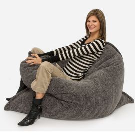 Напольная подушка Zen Lounger™ - Luscious Grey (серая)