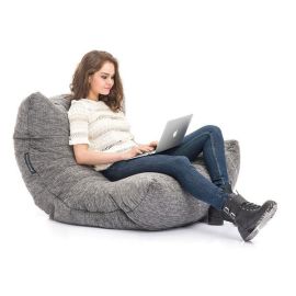 Бескаркасное кресло Acoustic Sofa™ - Luscious Grey (серое)