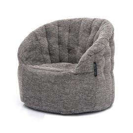 Дизайнерское бескаркасное кресло Butterfly Sofa™ - Luscious Grey (серое)