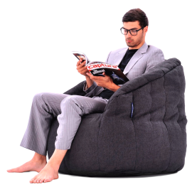 купить черное мягкое кресло