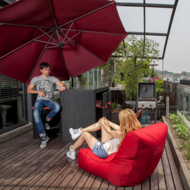 Кресло мешок Evolution Sofa™ - Toro Red (красный)