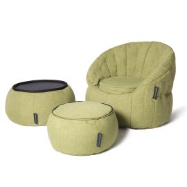 Дизайнерское бескаркасное кресло Butterfly Sofa™ - Lime Citrus (зеленое)