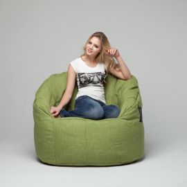 Дизайнерское бескаркасное кресло Butterfly Sofa™ - Lime Citrus (зеленое)