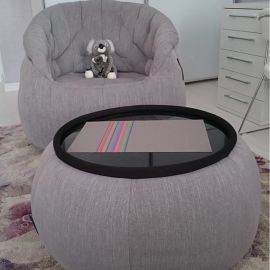 купить широкое бескаркасное кресло ambient lounge