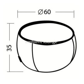 Versa Table - Black Rock (Elements), Цвет: Black Rock, Категория ткани: Elements, изображение 3