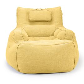 Дизайнерское бескаркасное кресло Tranquility Armchair (желтый цвет)