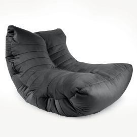 Анатомическое кресло Acoustic Sofa Luscious Grey (серое) велюр